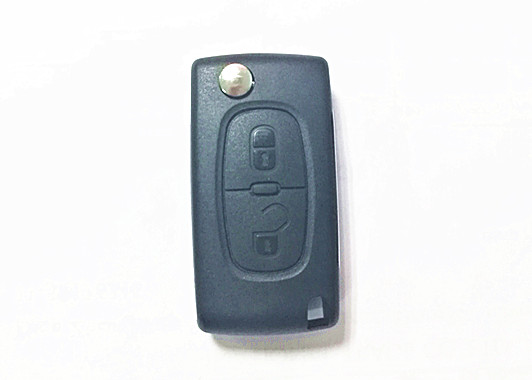 CE0536 Peugeot 207 Key Fob, การควบคุมระยะไกลสมบูรณ์ 2 ปุ่ม Peugeot 307 Key Fob