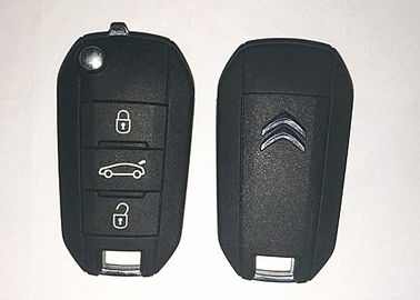 หมายเลขกุญแจรีโมทกุญแจรถยนต์ 3 ปุ่ม 2013DJ0113 กุญแจรถยนต์ Citroen สำหรับ Citroen C4 Cactus