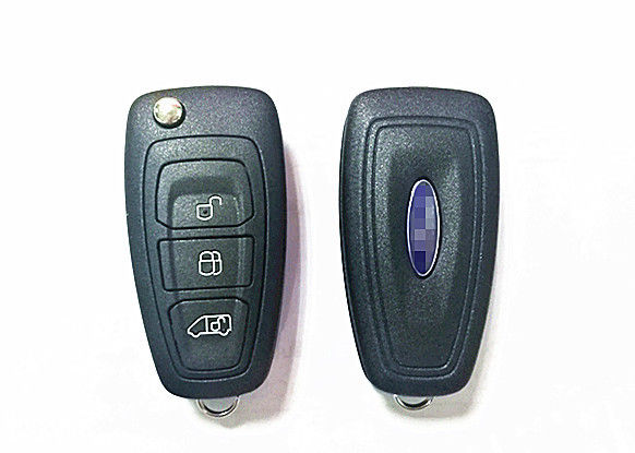 3 ปุ่มโฟลตฟอร์ด Transit Key Fob สีดำ BK2T 15K601 รหัส AC Ford Smart