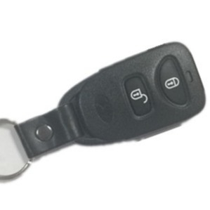 ซื้อ 315MHz Hyundai Key Fob 2 ปุ่ม Panic Santa Fe Accent PLNHM-T00 รถรีโมท การผลิตออนไลน์