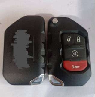 ซื้อ 433Mhz 3 + 1 ปุ่ม OHT1130261 Keyless Flip Key สำหรับ Jeep Wrangler Gladiator การผลิตออนไลน์