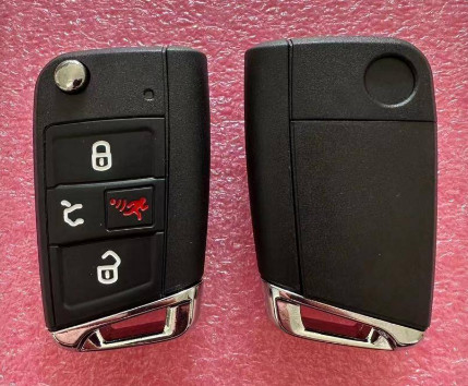 ซื้อ 315Mhz 3 + 1 ปุ่ม NBGFS12P01 5G0959752BE Keyless Flip Key สำหรับ VW GTI Golf การผลิตออนไลน์