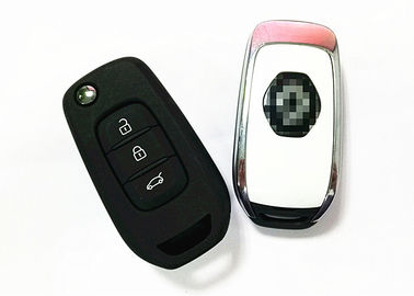 ซื้อ กุญแจรีโมทรถสีดำ / กุญแจรถยนต์ Renault 3 ปุ่ม CWTWB1G767 Chip PCF7961 การผลิตออนไลน์