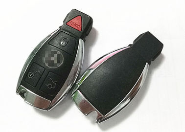 ซื้อ วัสดุพลาสติก Benz Key Fob 4 ปุ่ม Keyless Entry Fob FCC IYZDC12K ไม่รวมใบมีด การผลิตออนไลน์
