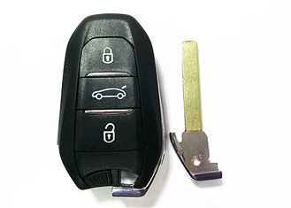 ซื้อ Valeo A01TAB CE0682 Keyless รายการ Fob / Peugeot สมาร์ทคีย์ 2011DJ1873 433 MHZ พร้อมใบมีด การผลิตออนไลน์