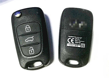 ซื้อ สีดำ Hyundai พลิกกุญแจรีโมท HA-T005 ด้วย 46 ชิป PCF7936 3 ปุ่มสำหรับ Hyundai I30 online manufacture