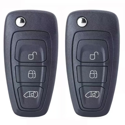ปุ่มรีโมทฟอร์ด 433MHz 3 ปุ่ม GK2T-15K601-AC พลิกกุญแจรีโมทสำหรับ Ford