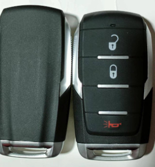 433Mhz 2 + 1 ปุ่มชิป 4A OHT-4882056 กุญแจฉลาดสําหรับ Dodge Ram 1500 Pickup