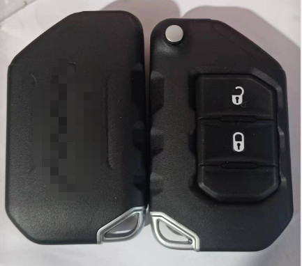 433 MHz 2 ปุ่ม OHT1130261 4A ชิป Keyless Flip Key สําหรับ 2018-2021 Jeep Wrangler