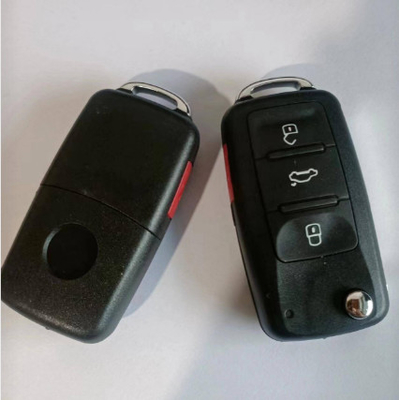 315MHz 3 + 1 ปุ่ม 48 ชิป 5K0837202AK NBG010206T Prox Flip Key สําหรับ VW