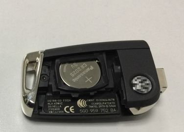 5G0 959 752 BA VW Flip ปุ่ม FOB กรณีสีดำ 3 ปุ่ม VW Golf Key Fob