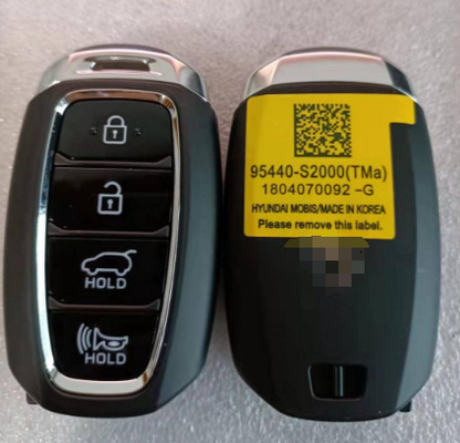 433Mhz 95440-S2000 4 ปุ่ม 47 ชิป TQ8-FOB-4F19 Smart Key สําหรับปี 2019- Hyundai Santa Fe