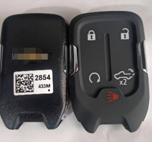 433Mhz 4 + 1 ปุ่ม 46 ชิป HYQ1ES Smart Key สําหรับเชฟโรเล่ ซิลเวอร์ราโด GMC ซีเอร่า