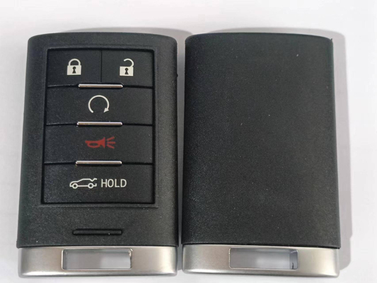 4+1ปุ่ม NBG009768T 22856930 315MHz คีย์รีโมทควบคุมรถยนต์สําหรับ Cadillac ATS SRX