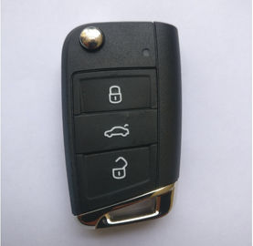 ต้นฉบับ VW Golf 7 MQB พลิกกุญแจรีโมท / Vw กุญแจรีโมท 433 เมกะเฮิร์ตซ์ 5G6 959 753 AG