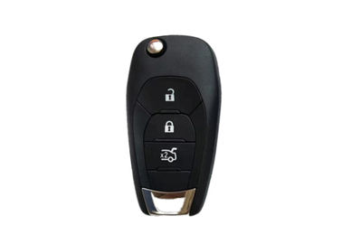 กุญแจพลิกเชฟโรเลตสีดำ / ปุ่มเชฟโรเลต 3 ปุ่ม 433 Mhz Fob PCF7961 ชิป